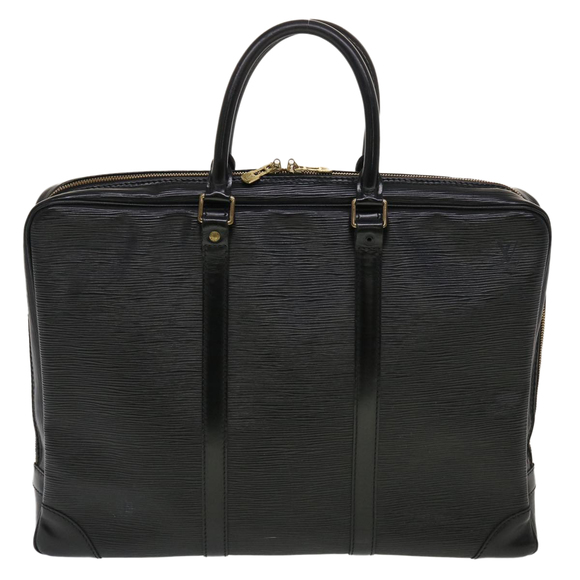 LOUIS VUITTON Epi Porte Documents Voyage Business Bag Black M54472 Auth bs5910 - Picture 2 of 16
